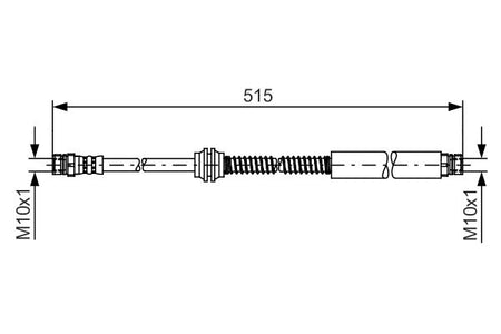 Bosch 1987481447 Brake Hose - 1