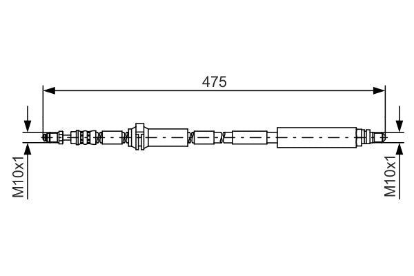 Bosch 1987481449 Brake Hose - 5