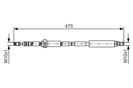 Bosch 1987481449 Brake Hose - 5
