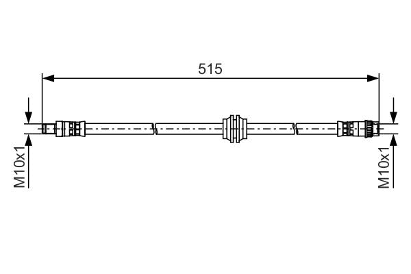 Bosch 1987481480 Brake Hose - 5