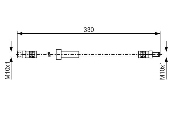Bosch 1987481493 Brake Hose - 5