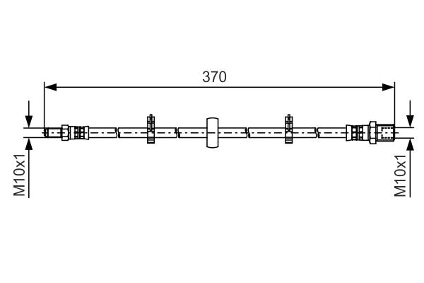 Bosch 1987481508 Brake Hose - 5