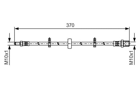 Bosch 1987481508 Brake Hose - 5