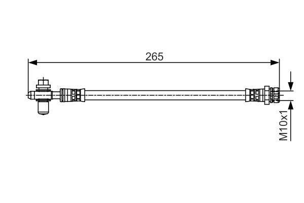 Bosch 1987481518 Brake Hose - 5