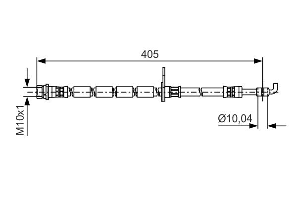 Bosch 1987481523 Brake Hose - 5