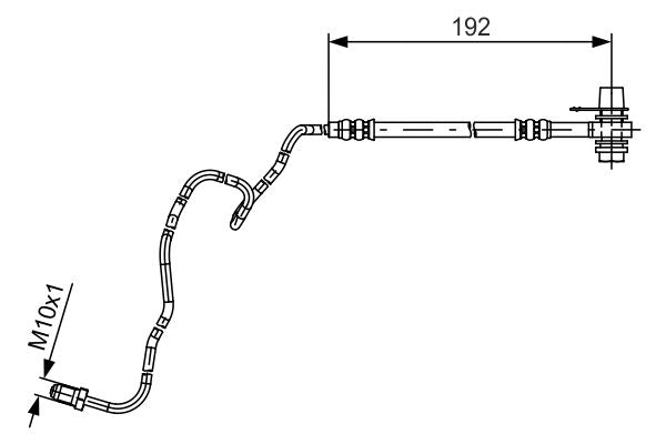 Bosch 1987481536 Brake Hose - 5