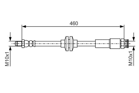 Bosch 1987481543 Brake Hose - 1