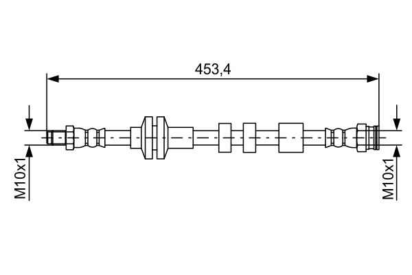 Bosch 1987481574 Brake Hose - 1