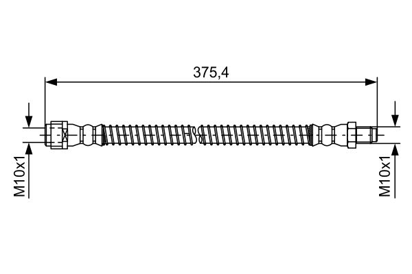 Bosch 1987481575 Brake Hose - 5