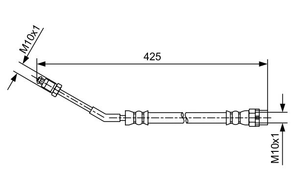 Bosch 1987481579 Brake Hose - 1