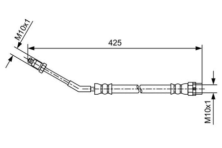 Bosch 1987481579 Brake Hose - 1
