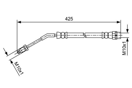 Bosch 1987481587 Brake Hose - 1