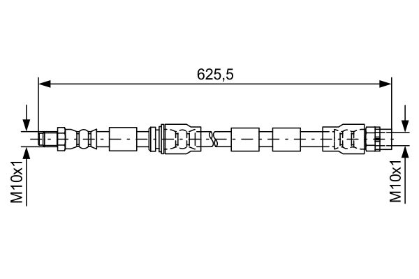 Bosch 1987481589 Brake Hose - 1