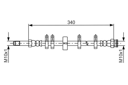 Bosch 1987481667 Brake Hose - 1