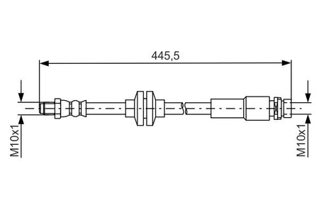 Bosch 1987481668 Brake Hose - 1