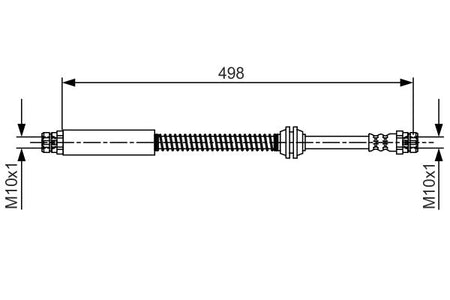 Bosch 1987481711 Brake Hose - 1