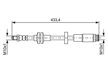 Bosch 1987481726 Brake Hose - 1