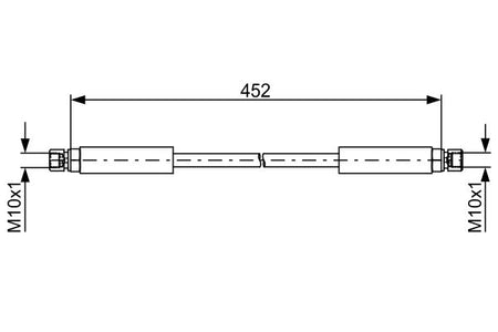 Bosch 1987481754 Brake Hose - 5