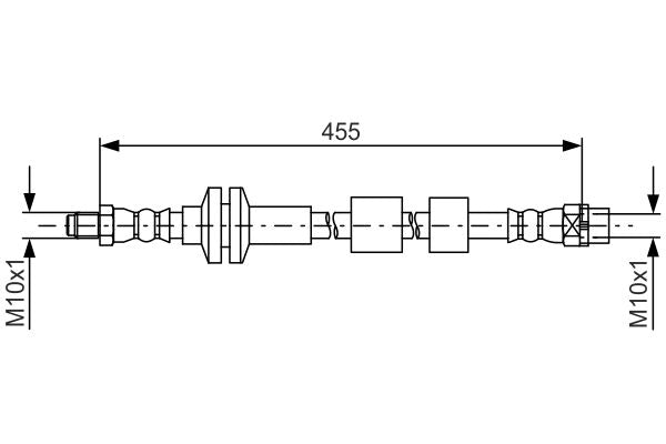 Bosch 1987481783 Brake Hose - 5