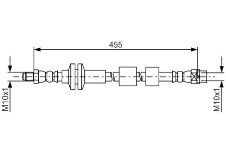 Bosch 1987481783 Brake Hose - 5