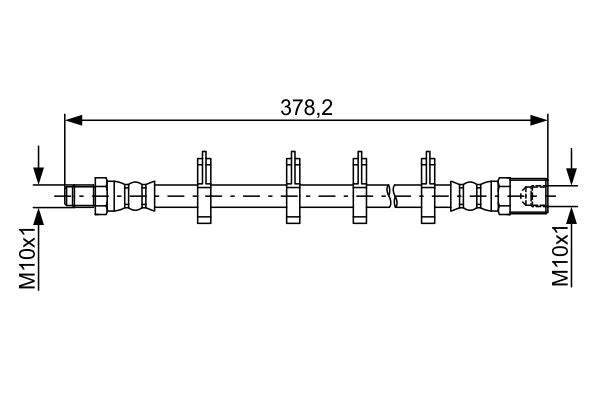 Bosch 1987481847 Brake Hose - 5