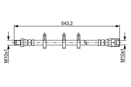 Bosch 1987481848 Brake Hose - 5