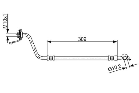 Bosch 1987481878 Brake Hose - 5