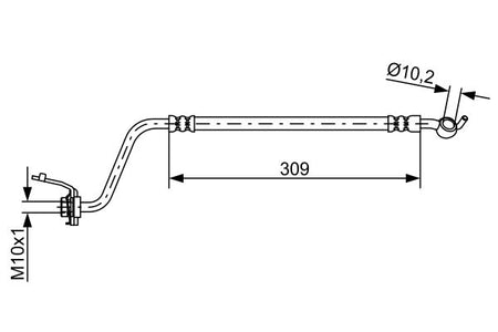 Bosch 1987481890 Brake Hose - 5