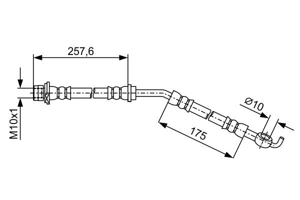 Bosch 1987481932 Brake Hose - 5