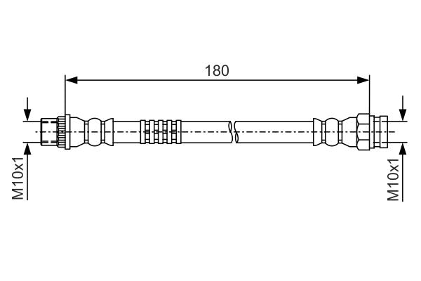 Bosch 1987481A44 Brake Hose - 5
