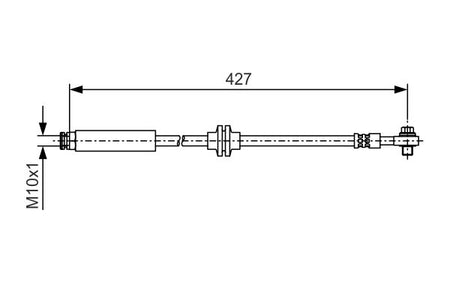 Bosch 1987481A47 Brake Hose - 1