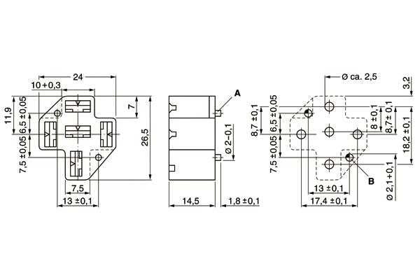 Bosch 3334485041 Relay Socket - 6