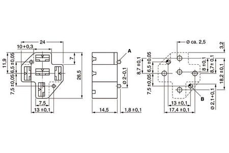 Bosch 3334485041 Relay Socket - 6