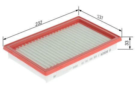 Bosch F026400101 Air Filter - 1