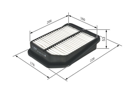 Bosch F026400125 Air Filter - 1