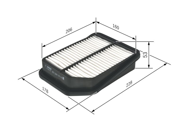 Bosch F026400125 Air Filter - 1