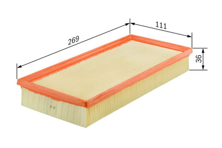 Bosch F026400144 Air Filter - 1