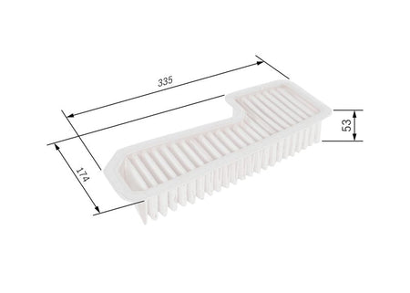 Bosch F026400158 Air Filter - 1