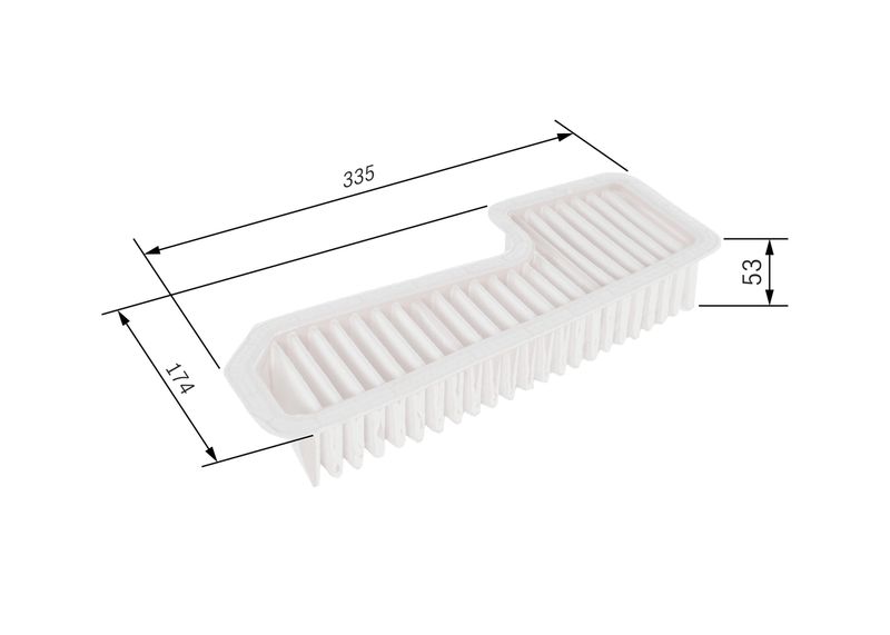 Bosch F026400158 Air Filter - 1