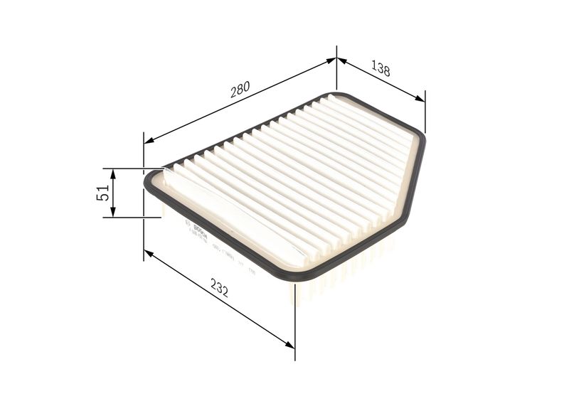 Bosch F026400162 Air Filter - 1