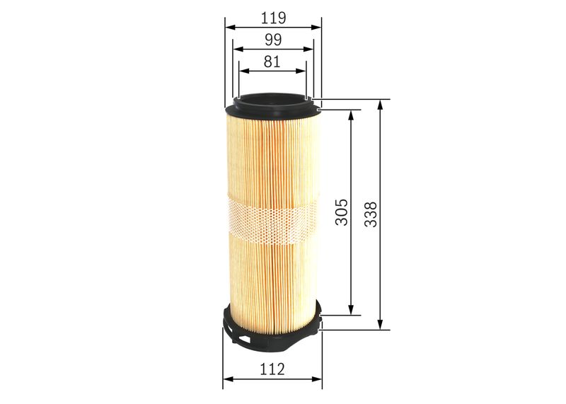 Bosch F026400214 Air Filter - 1