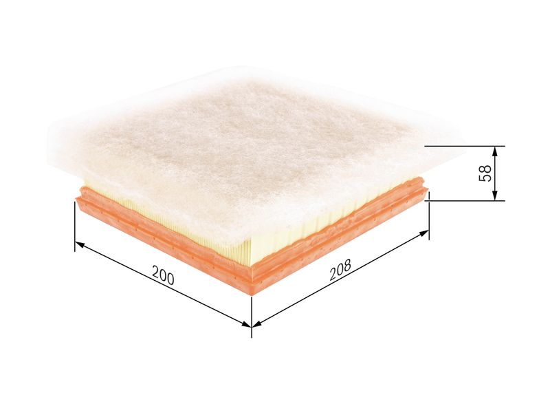 Bosch F026400235 Air Filter - 1