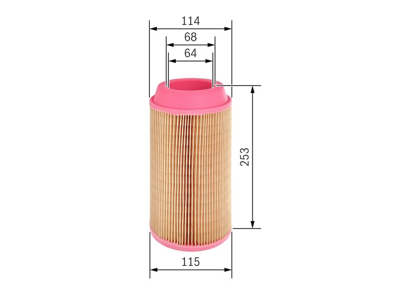 Bosch F026400238 Air Filter - 1
