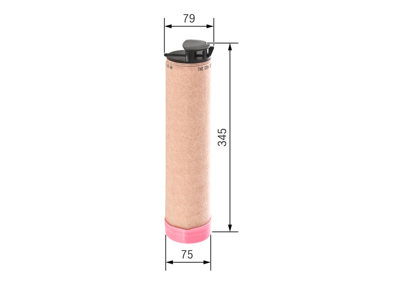 Bosch F026400241 Secondary Air Filter - 1