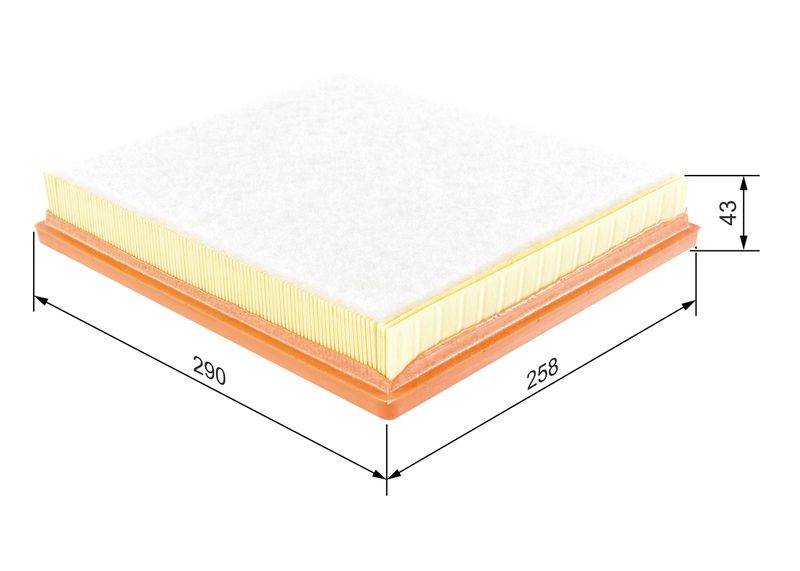 Bosch F026400244 Air Filter - 5