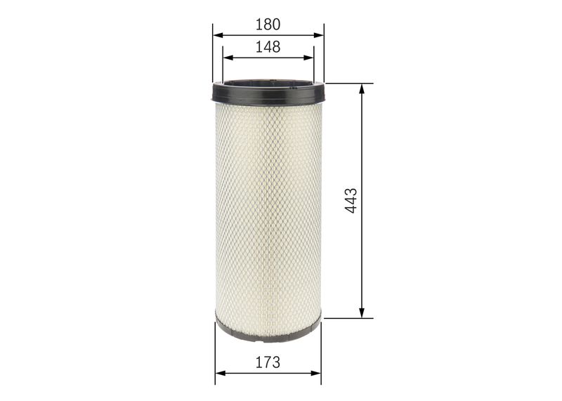 Bosch F026400277 Secondary Air Filter - 1