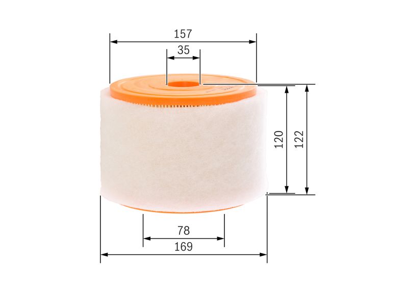 Bosch F026400289 Air Filter - 1