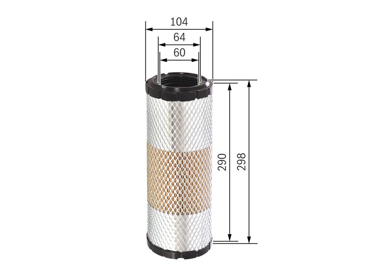 Bosch F026400320 Air Filter - 1