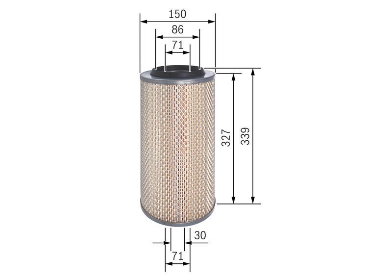 Bosch F026400322 Air Filter - 1
