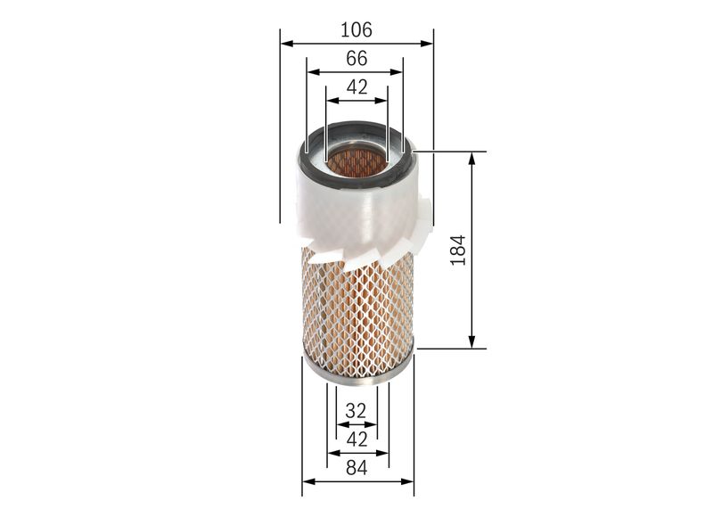 Bosch F026400337 Air Filter - 1